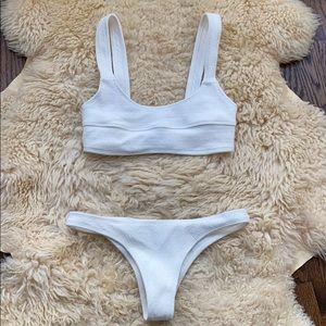WANDERLUST SWIM White Bikini Set!
